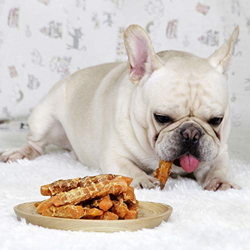 Jungle Calling Dog Treats, Skinless Chicken Wrapped Sweet Potato, Gluten and Grain Free, Chewy Dog Bites for Balanced Nutrition, 10.6oz