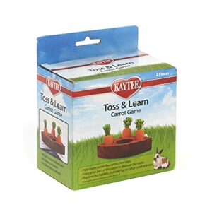 kaytee toss & learn carrot game, 277207