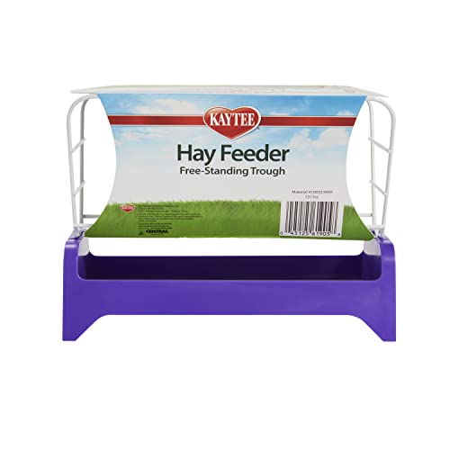 Kaytee Free Standing Trough Hay Feeder Assorted 7 inches