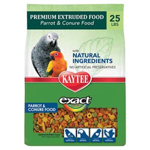 kaytee exact natural — parrot & conure conure natural 25lb