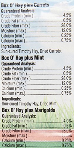 Kaytee Kaytee Tube O Hay Plus Marigold Treats, 4-Inch/2.7-Ounce