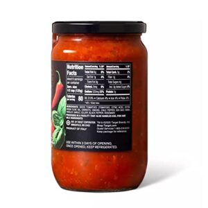 Italian Arrabbiata Spicy Pasta Sauce 2 Glass Jars 24.3oz each - By Good & Gather Signature