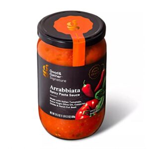 Italian Arrabbiata Spicy Pasta Sauce 2 Glass Jars 24.3oz each - By Good & Gather Signature