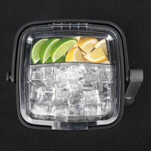 OXO Good Grips Double Wall Ice Bucket with Tongs and Garnish Tray,Gray