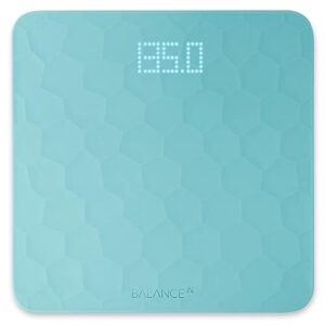 greater goods silicone bathroom scale – premium bathroom scale for measuring weight, perfect for nutrition and fitness | comes with designer silicone cover | designed in st. louis (aqua)