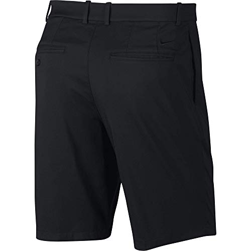 Nike Men's Core Flex Shorts, Dri-FIT Men's Golf Shorts with Sweat-Wicking Fabric, Black/Black, 34