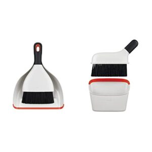 oxo good grips dustpan and brush set & good grips compact dustpan and brush set