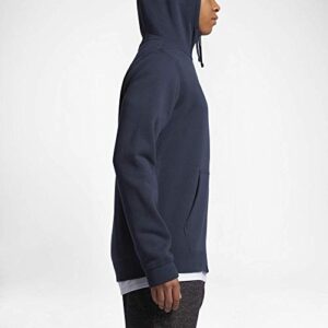 Nike Men's Sportswear Full Zip Club Hoodie, Obsidian/Obsidian/White, XX-Large