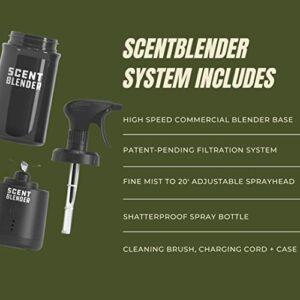 Scent Blender - Deer Hunting Accessories, Hunting & Trapping Cover Spray - Portable Blender & Spray - Create Your Own Cover Scents
