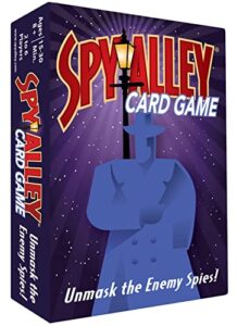 spy alley card game – 2-6 players – the card game that likes to live dangerously – game night shaken not stirred