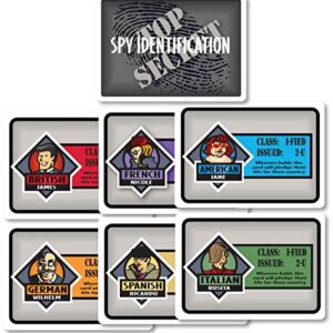 SPY ALLEY Card Game - 2-6 Players - The Card Game That Likes to Live Dangerously - Game Night Shaken Not Stirred