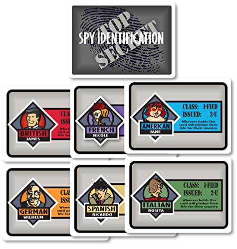 SPY ALLEY Card Game - 2-6 Players - The Card Game That Likes to Live Dangerously - Game Night Shaken Not Stirred