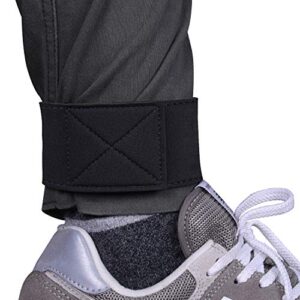 wisdompro 1 pair neoprene ankle blousing garters trousers boots blousers strap with hook and loop for waders fly fishing hunting hiking cycling gardening military uniforms