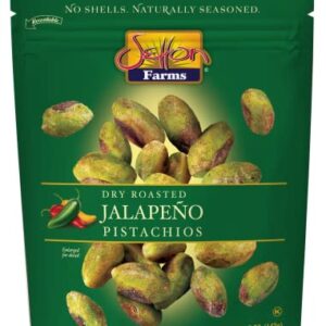 Setton Farms Naturally Seasoned Pistachio Kernels, Jalapeno, No Shell Pistachios, Certified Non-GMO, Gluten Free, Vegan and Kosher, 5 oz Resealable Pouch