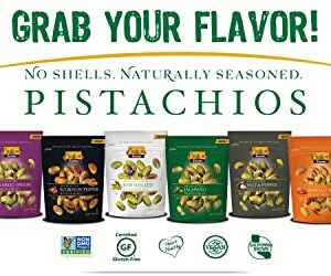 Setton Farms Naturally Seasoned Pistachio Kernels, Jalapeno, No Shell Pistachios, Certified Non-GMO, Gluten Free, Vegan and Kosher, 5 oz Resealable Pouch