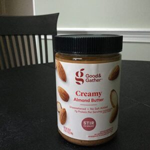 good & gather creamy almond butter,16 oz (one pack)