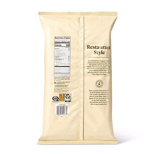 Good & Gather- Organic White Corn Tortilla Chips - 12oz