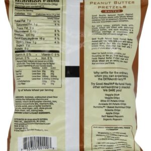 Good Health Peanut Butter Pretzels, Salted, 5.5 Ounce Bags (Pack of 12)