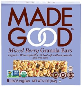 made good granola bar mixed berry, 5.10oz.case of 6 boxes