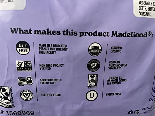 MadeGood Organic Granola Minis 24-Bag Organic Snack Variety Pack, Gluten Free Mon GMO Vegan Nut Free Individually Wrapped Snack Packs