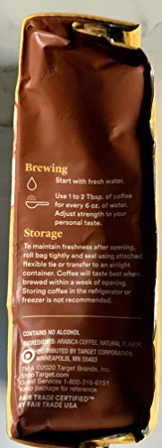 TECNOVO Hot Buttery Rum Light Roast Ground Coffee Naturally Flavored