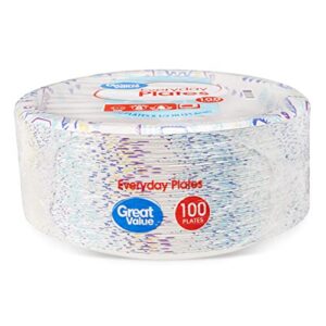 Great Value 8 5/8" Heavy Duty Premium Party Paper Plates, 200 ct