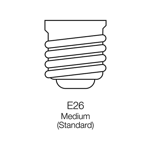 Great Value LED General Purpose Medium Base, A19 60W, Clear Glass, 12 pk.