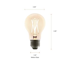 Great Value LED General Purpose Medium Base, A19 60W, Clear Glass, 12 pk.
