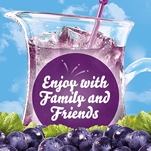 Crystal Light Sugar-Free Concord Grape Low Calories Powdered Drink Mix 6 Count Pitcher Packets