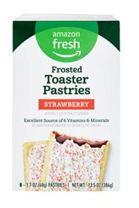amazon fresh – frosted strawberry toaster pastries (8 ct)