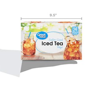 Great Value Iced Tea Bags, Gallon Sized, 24 oz, 24 Count (Pack of 2)