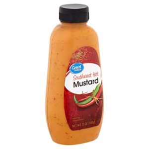 🌵🏜️ Southwest 🔥🌶️ Hot Mustard 🌭 All Natural 🍔 Kosher 🥪 One 12 Oz (340g) Bottle 📦 1 Pack 🇺🇸