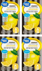 great value sugar free, low calorie energy lemonade drink mix electrolyte .4 pack, -102021-v3