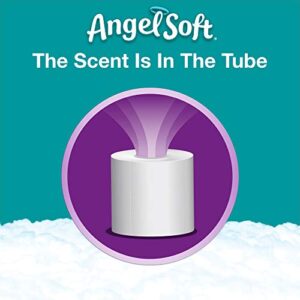 Angel Soft® Toilet Paper with Fresh Lavender Scented Tube, 6 Mega Rolls = 24 Regular Rolls, 2-Ply Bath Tissue