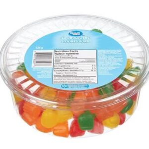 Great Value, Tub of Sour Jujubes Candy, 525g/1.2lbs., {Imported from Canada}