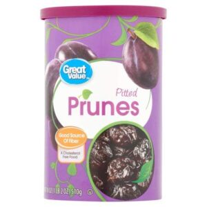 (2 pack) Great Value Pitted Dried Prunes, 18 oz and (2 pack) Great Value Sun-Dried Raisins, 20 oz