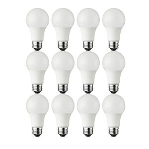 great value led light bulb, 13.5w (75w equivalent) a19 lamp e26 medium base, soft white, 12-pack
