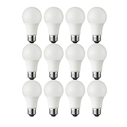 Great Value LED Light Bulb, 13.5W (75W Equivalent) A19 Lamp E26 Medium Base, Soft White, 12-Pack