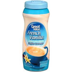 great value french vanilla coffee creamer, 15 oz