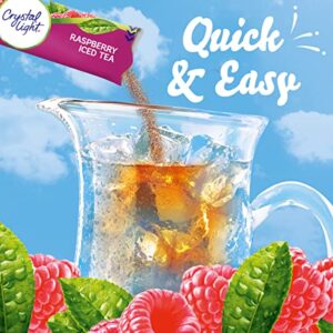 Crystal Light Sugar-Free Raspberry Iced Tea Naturally Flavored Powdered Drink Mix 72 Count Pitcher Packets