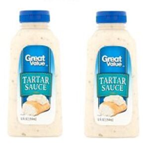 Great Value Tartar Sauce, 12 fl oz (Pack of 2)