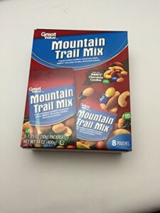 great value mountain trail mix, 1.75 oz, 8 count