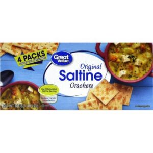 Pack of 6 - Great Value Original Saltine Crackers, 4 Count, 16 oz