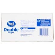 Great Value Double Zipper Sandwich Bags, 300 Count (Pack of 2)