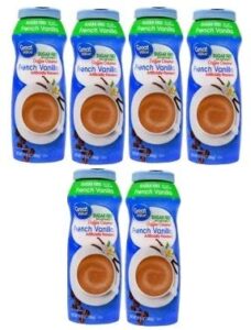 great value coffee creamer, sugar free, french vanilla, 13.6 fl oz, 2 count (pack of 3)