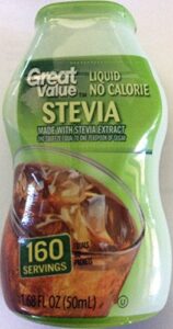great value liquid no calorie stevia 1.68 fl oz (2 count)
