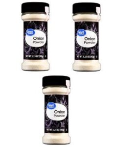 (3 pack) great value onion powder, 3.25 oz