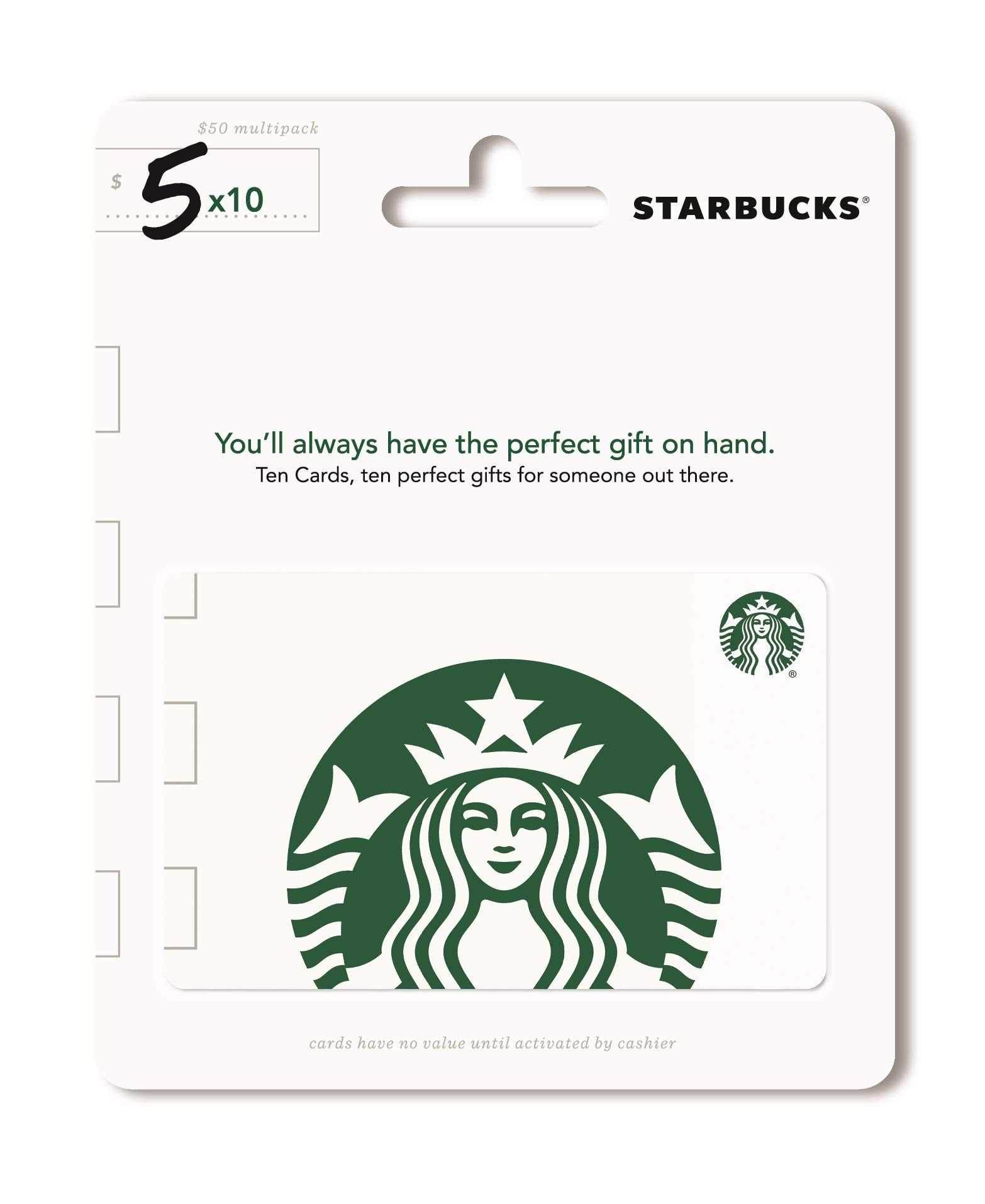 Starbucks Gift Cards, Multipack of 10