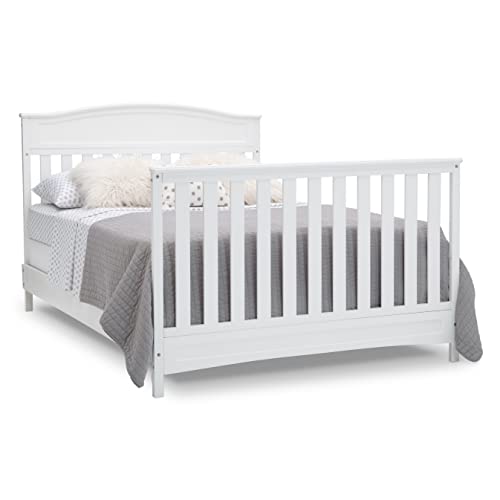 Delta Children Emery 4-in-1 Convertible Baby Crib - Greenguard Gold Certified, White