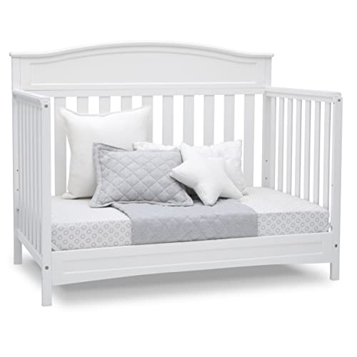 Delta Children Emery 4-in-1 Convertible Baby Crib - Greenguard Gold Certified, White